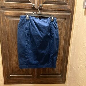 Express Design Studio Navy Skirt